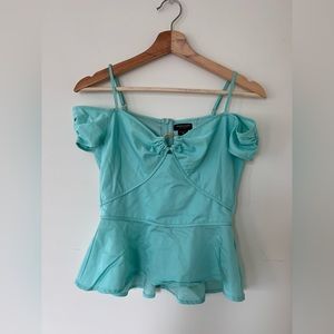 Guess by Marciano Teal Blouse (XS)